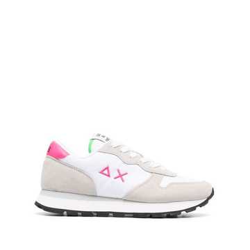 logo colour-block sneakers