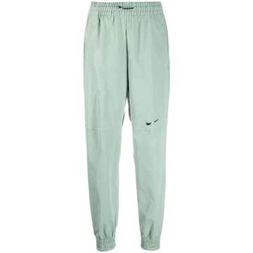 swoosh woven trousers