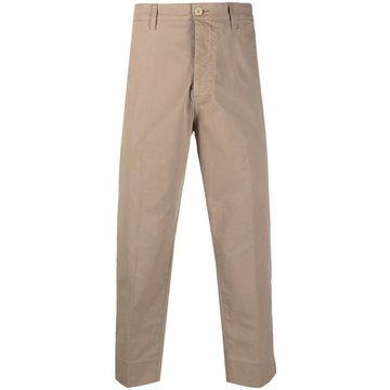 high-rise straight-leg trousers