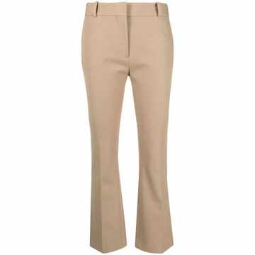 cropped flare trousers