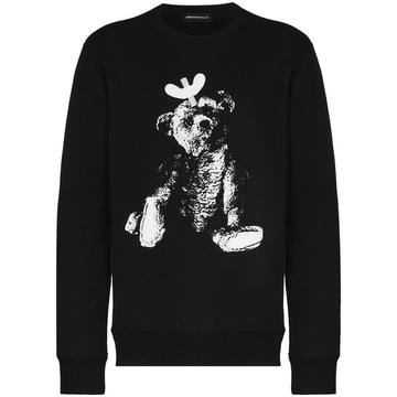 Toy print crew neck sweatshirt