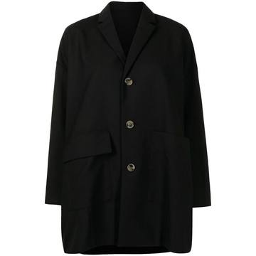 oversized single-breasted blazer