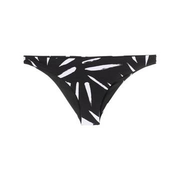 brush stroke-print bikini bottoms