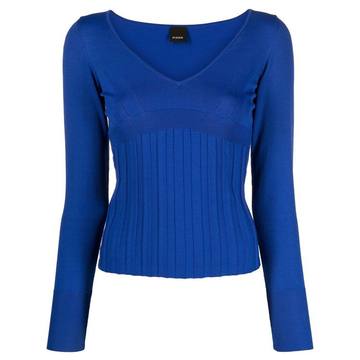 long-sleeve knit top