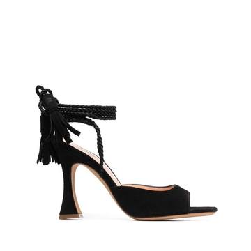 Flora tassel ankle-strap sandals