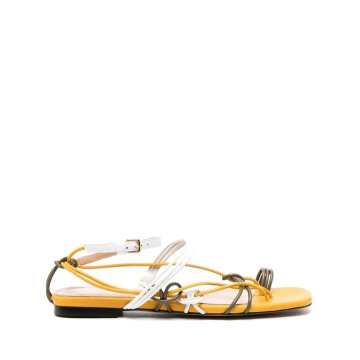strap-detail open-toe sandals