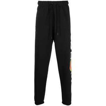 drawstring slim-fit track pants