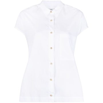 short-sleeved poplin shirt