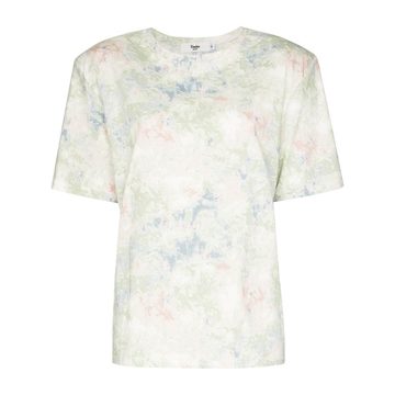 jeanette tie-dye padded T-shirt