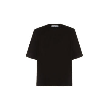 Carrington Padded-Shoulder Organic Cotton T-Shirt