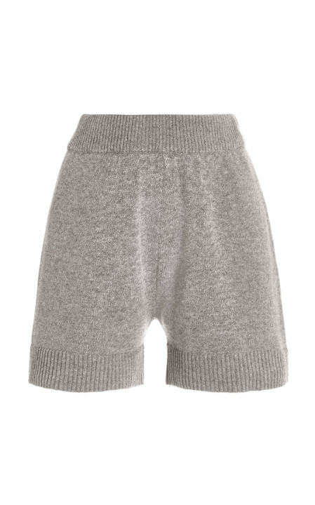 Juno Wool-Blend Knit Lounge Shorts展示图