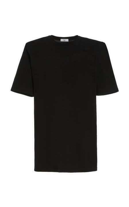 Sean Padded-Shoulder Cotton Mini T-Shirt Dress展示图