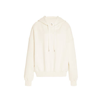 Vanessa Padded-Shoulder Organic Cotton Hoodie