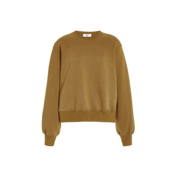 Vanessa Padded-Shoulder Organic Cotton Sweatshirt