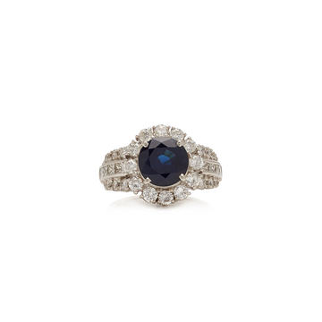 One of a Kind Sapphire & Diamond Ring