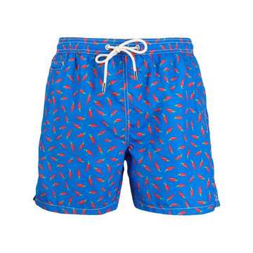 Chilli print swim shorts