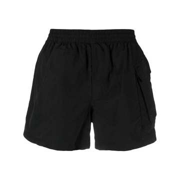 Utility logo-print swim shorts