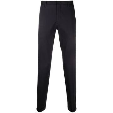 slim-fit tailored trousers