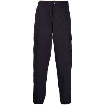 high-rise straight-leg trousers