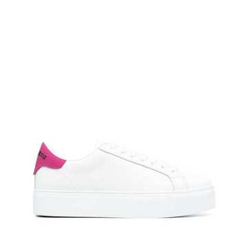 logo-print lace-up sneakers