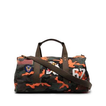 Tiger patch duffel bag