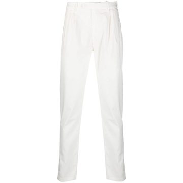 mid-rise slim-fit chinos