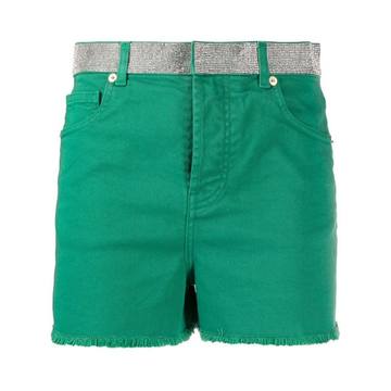 rhinestone-embellished shorts