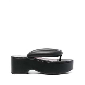 chunky-platform thong-strap sandals