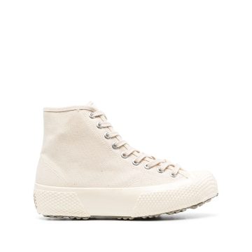 chunky-sole high-top sneakers