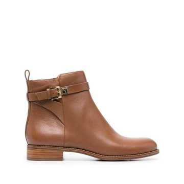 side-buckle Chelsea boots