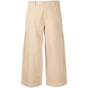 cropped flared trousers