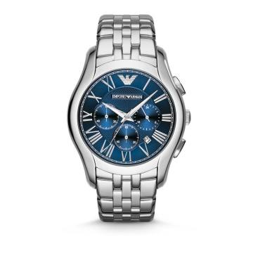 Round Stainless Steel Chronograph Watch