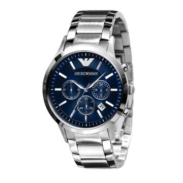 Slim Stainless Steel Chronograph Watch
