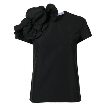 tie-detail short-sleeve top