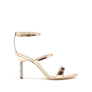 Rosalind crystal embellished-heel leather sandals