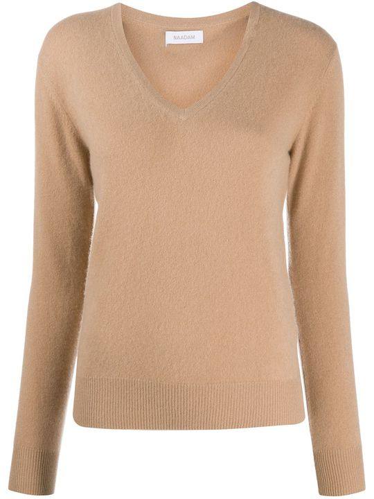 V-neck cashmere jumper展示图