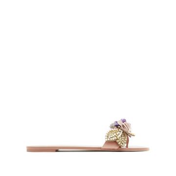 Lilico floral-embellished satin slides