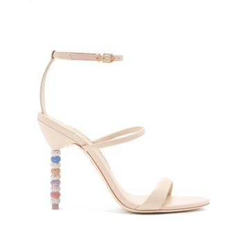 Rosalind crystal embellished-heel leather sandals