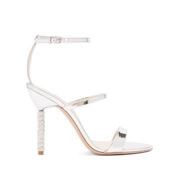 Rosalind crystal embellished-heel leather sandals