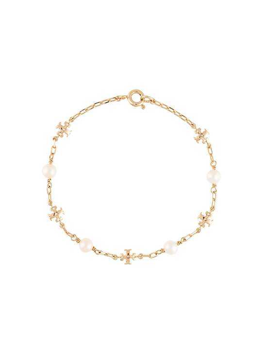 Kira pearl-chain bracelet展示图