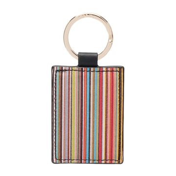 stripe print keyring