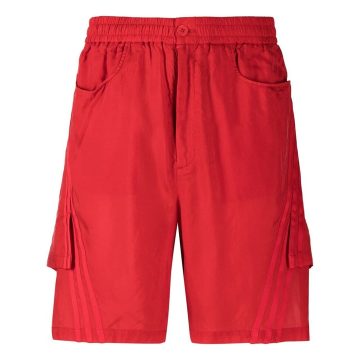 three-stripe panelled shorts