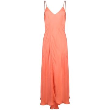 Zipmunk bias-cut maxi dress