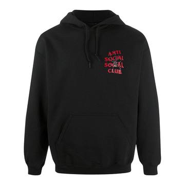 logo printed hoodie