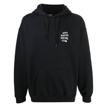 logo print hoodie