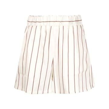 striped tailored shorts