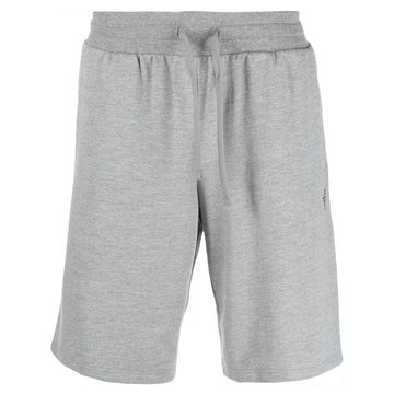 logo track shorts