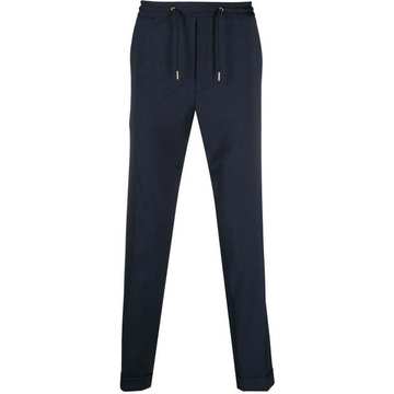 slim-cut drawstring trousers