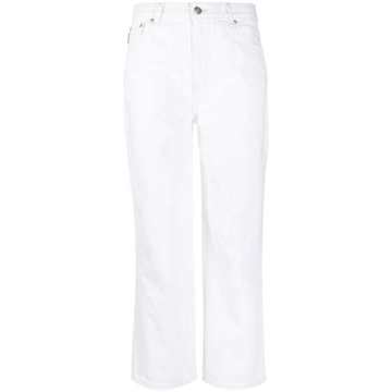 straight leg cropped jeans