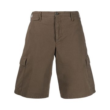 stretch-cotton cargo shorts